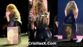 Shakira y su enorme culo en concierto – Famosas Colombianas