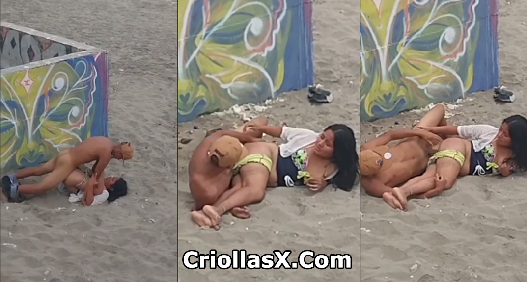 Pareja de amigos sorprendida teniendo sexo en una playa de ecuador – Porno Criollo