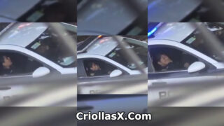 Captan a dos policías realizando actos sexuales en patrulla en Mexico