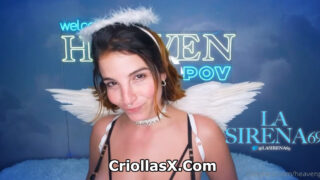 LaSirena69 Latina vestida de angel tiene sexo para OnlyFans Latino