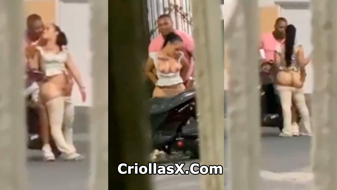 Borracha tiene sexo en la calle y no se dan cuento que lo grabaron